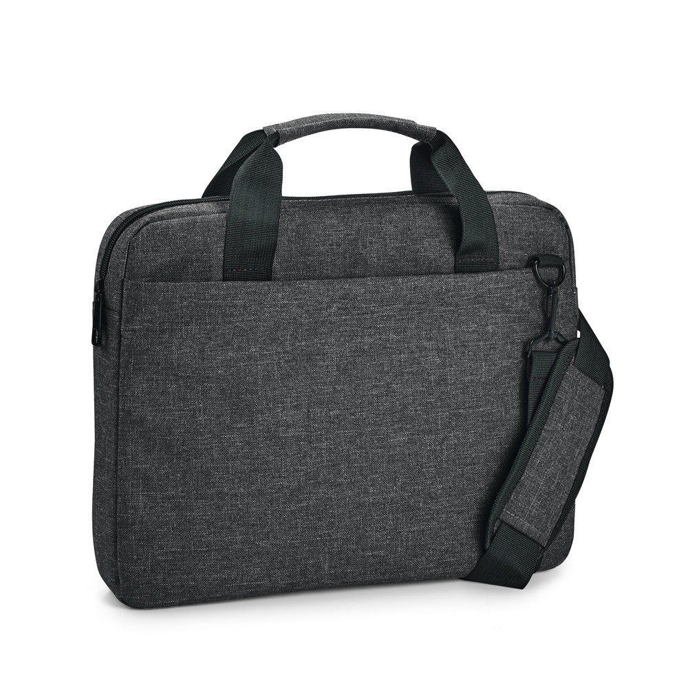 Sacoche publicitaire pour ordinateur 14" 600D Gris foncé